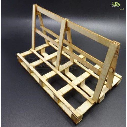 Transportpalette Holz für Glas oder Paletten