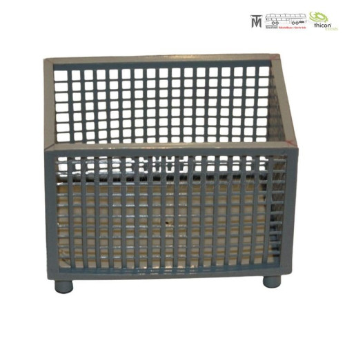 Gitterbox H50 silbergrau 1 Stück, Bausatz