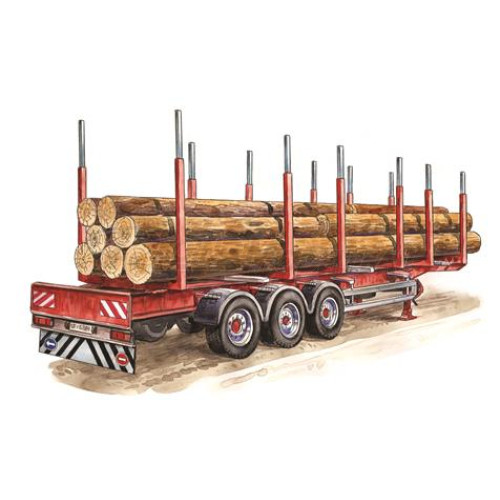 Holztransport- Anhänger