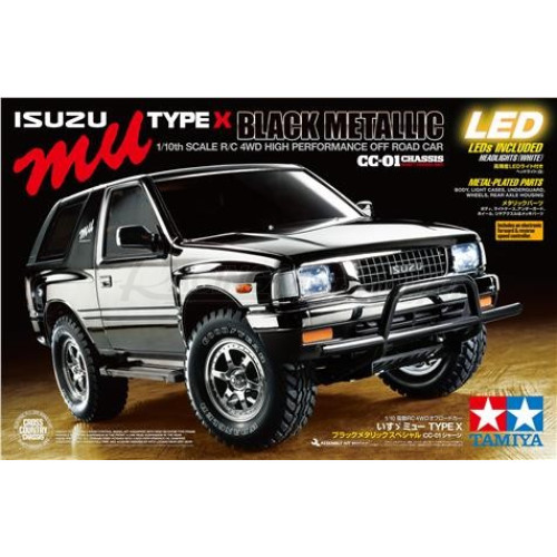 Isuzu Mu Type X Black Metallic