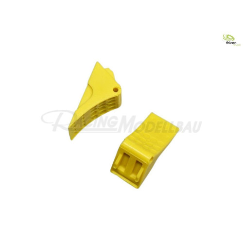 Hemmschuhe gelb Gummi