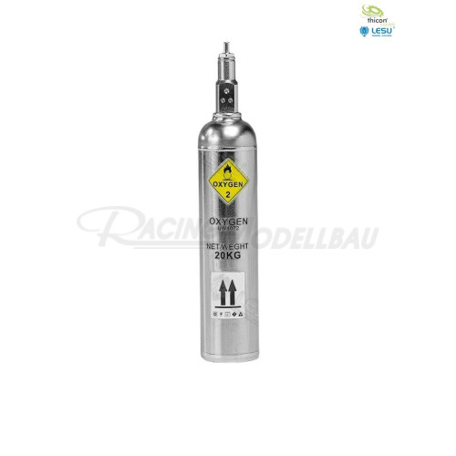 Gasflasche gross aus Metall 1 Stück 1:14