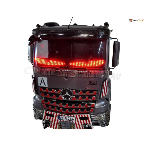 Scania 770S Devil-Eyes in rot für Frontscheibe