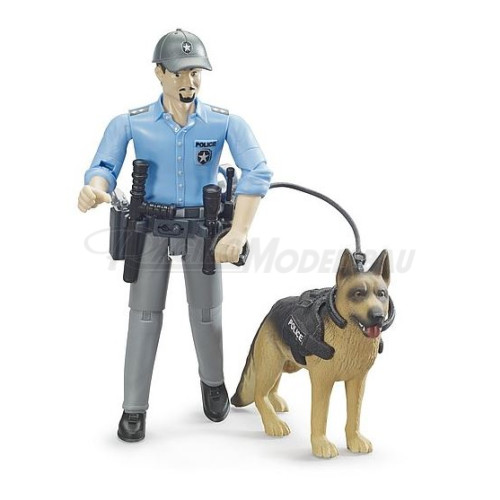 Polizist mit Hund