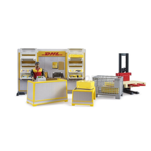 DHL Shop mit Handhubstapler