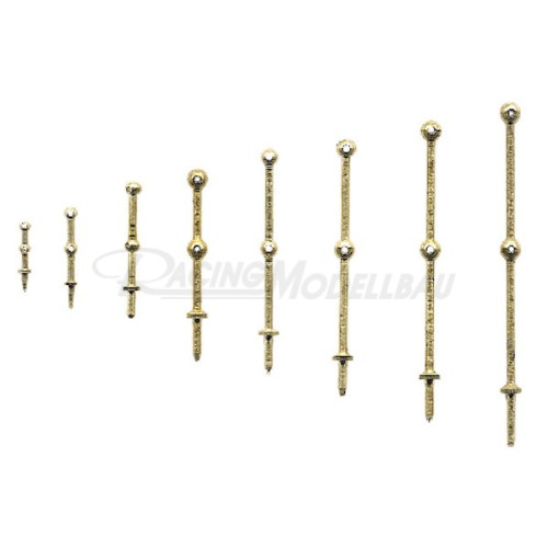 Relingstütze 15mm 2 Durchz(10)