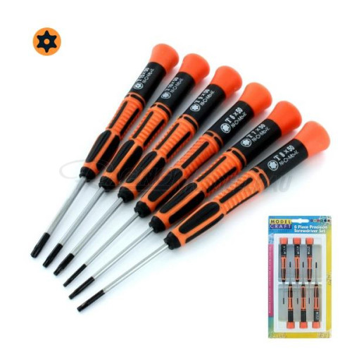 Schraubendreherset Torx 6 Stk