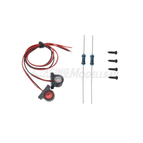 Begrenzungsleuchten Rot/Weiss (2)