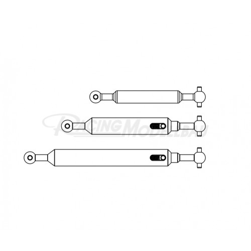 Antriebswellen-Set (3) 4x4 Ausgl. 1:14