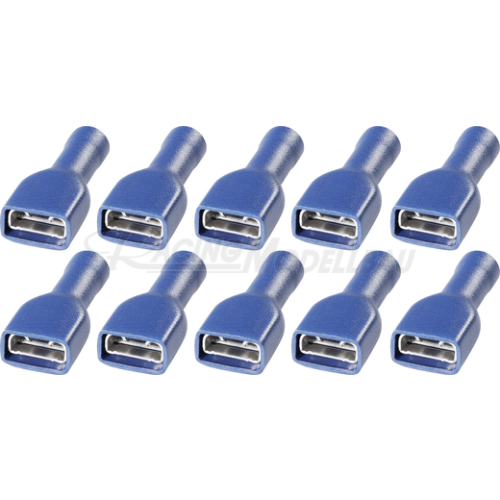 Flachsteckhülsen 6.3mm 10 Stk.