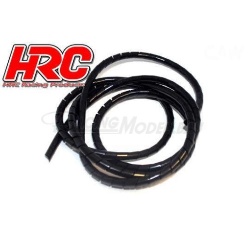 Spiral für Kabel 4mm schwarz 1m