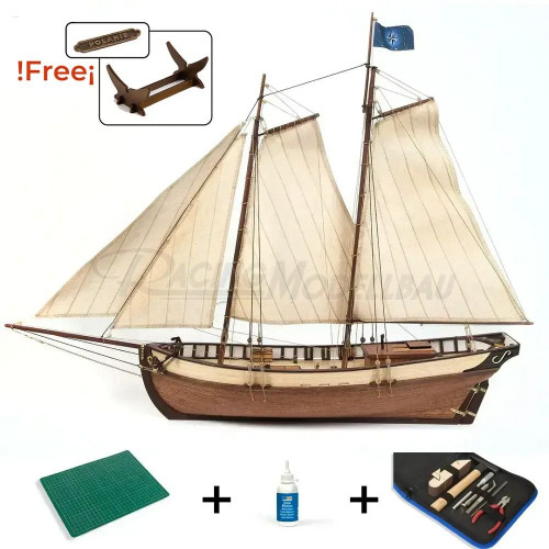 Polaris Bausatz 1:50 mit Werkzeug und Leim