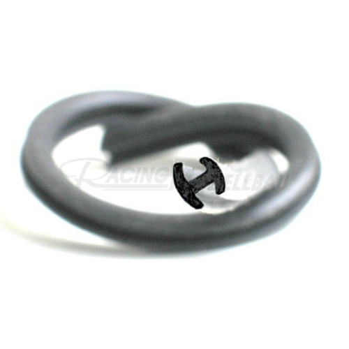 Fenstergummi H-Profil 2,5x2,5mm 1m
