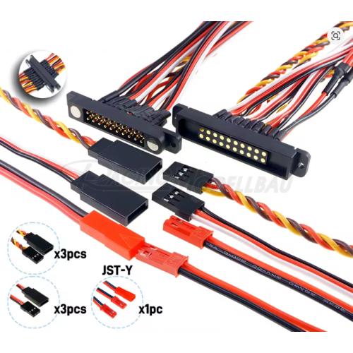 Magnet-Kontakt 20pol mit Stecker