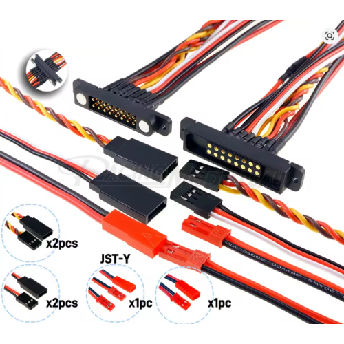 Magnet-Kontakt 16pol mit Stecker