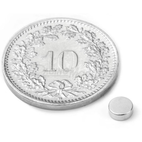 Scheibenmagnet Ø4mmx1.5mm 1 Stk.