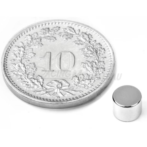 Scheibenmagnet Ø5mm, Höhe 4mm, 1 Stück