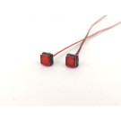 Square Shape Boundary red Light
