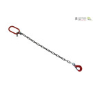 Anschlagkette 10cm 1 Haken rot