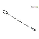 Anschlagkette 10cm 1 Haken schwarz