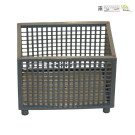 Gitterbox H50 silbergrau 1 Stück, Bausatz