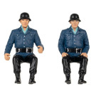 Feuerwehrleute, sitzend Pola