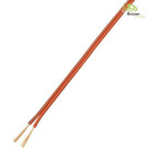 Litze LiY-Z 2 x 0.14 mm² Rot, Rot-Schwarz 1m