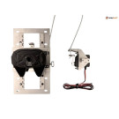 Sattelplatte mit Servo-Entriegelung verschiebar