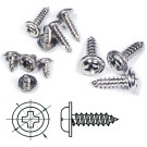 Blechschrauben 2x10mm m.Bund/ Kreuzschlitz