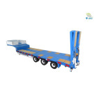 Tieflader Auflieger 3-Achs RTR blau m. Hydraulik
