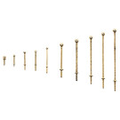 Relingstütze 2,5mm 1 Durchz(10)