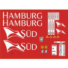 Hamburg Süd Waterslide-Decal 1/14