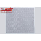 Gitter 100x100mm Hexagon schwarz