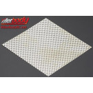 Gitter 100x100mm Perforated silber