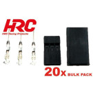 Stecker Servo JR Buchse BULK 20