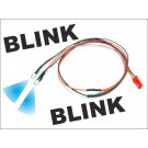 LED 3mm Kabel blinkend (blau)