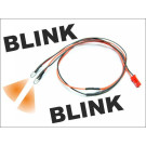 LED 3mm Kabel blinkend (orange)