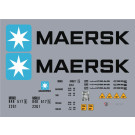 Maersk Waterslide-Decal 1/14
