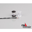 Rundumlampe 7,5x9 mm transparent (VE2)