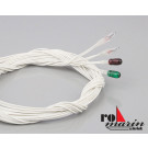 2 Lampen klar 6V 50mA Kabel 80cm