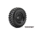 Reifen Crawler montiert schwarz 1.9" 12mm Hex