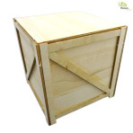 Transportkiste aus Holz, Bausatz