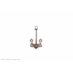 Hallanker 20mm Metall ca.21x15mm