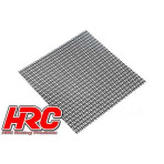 Gitter 100x100mm Hexagon schwarz