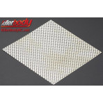 Gitter 100x100mm Perforated silber