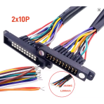 Magnet-Kontakt 20pol mit Kabel