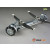 1:14 Vorderachse V2A m.Federn,